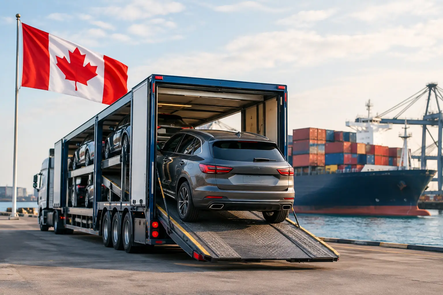 Comment expédier une voiture du Canada facilement