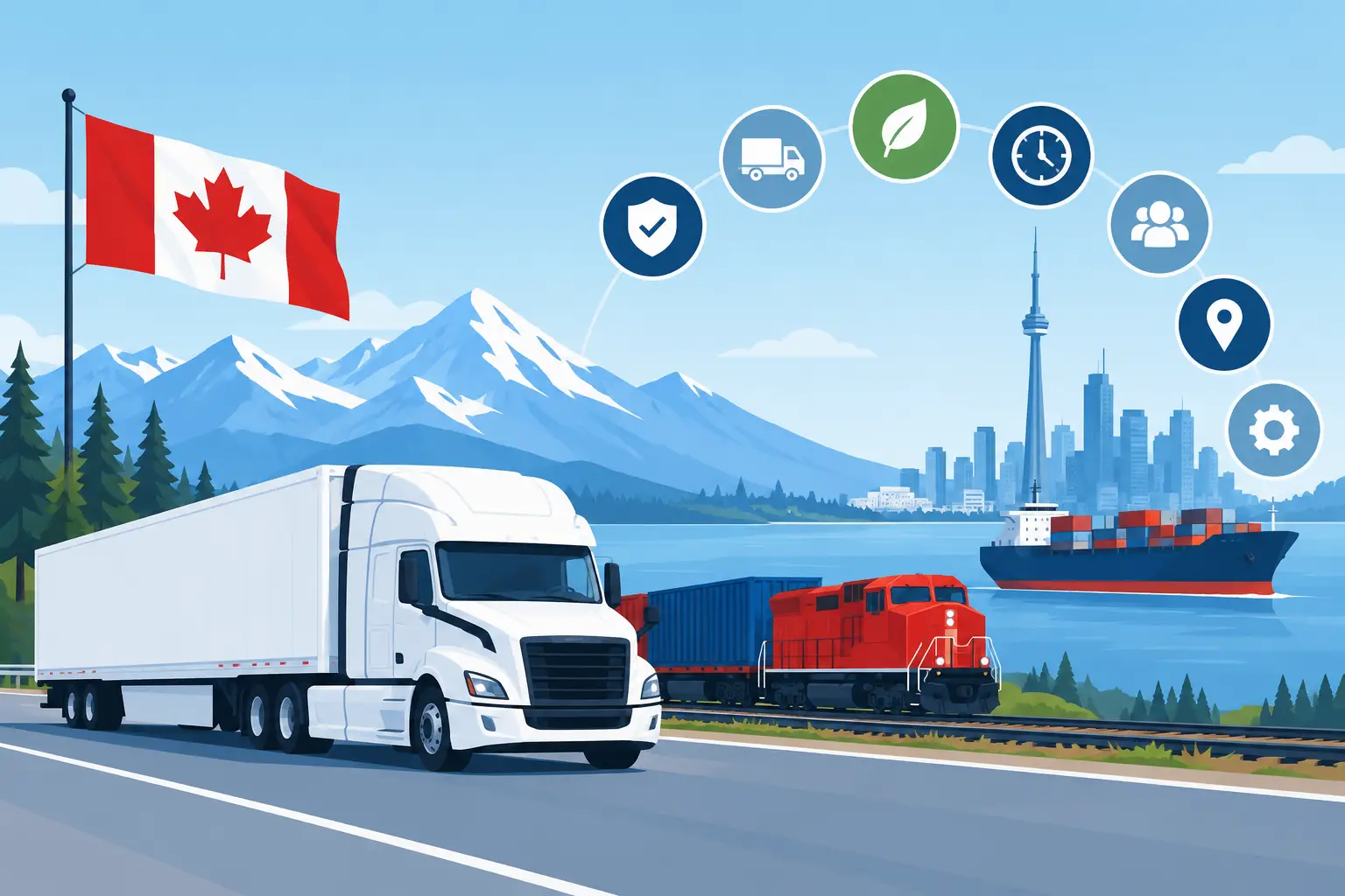 Compagnie de transport au Canada : 7 critères