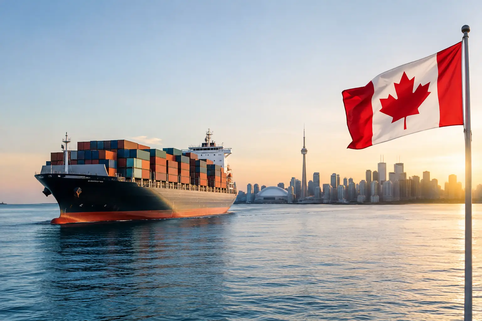 Combien coûte un transit maritime depuis le Canada ?