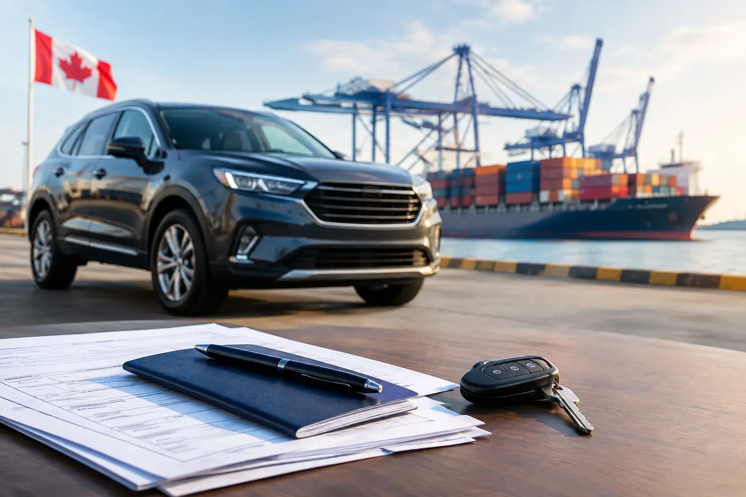 Documents pour exporter une voiture du Canada